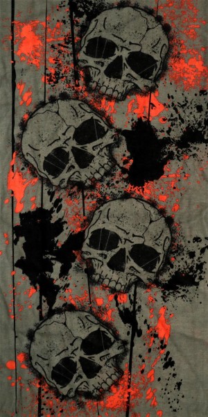 PiWear Schlauchschal Bloody Skulls
