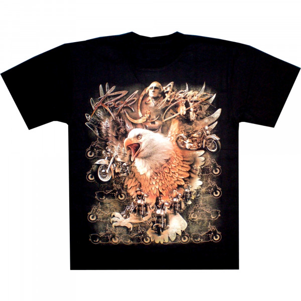 T-Shirt Adults - Eagle with Presidents - Rock Chang - Glow