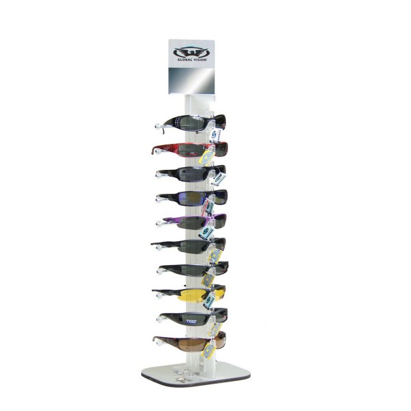 Global Vision Display für 10 Brillen - abschließbar
